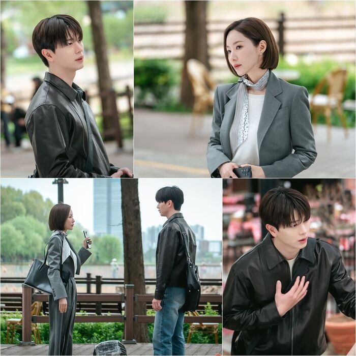 Park Minyoung and Yook Sung-jae Clash in Fiery First Stills for 'Nine to Six'