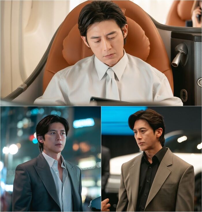 Go Soo Returns to Romance After 15 Years in 'Nine to Six,' Radiating Sharp Charisma in New Stills