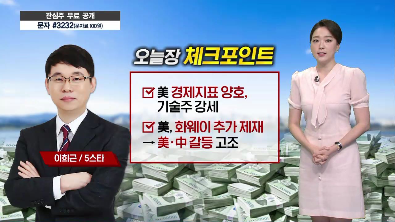 5스타 오전 장 투자전략] 미, 화웨이 제재 강화…IT주 영향은? - SBS Biz